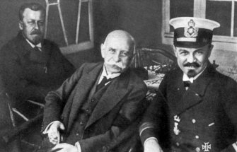 Count Zeppelin, Doctor Eckener and Capt. Strasser