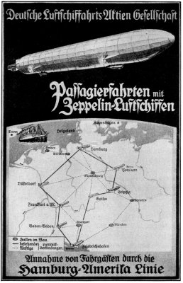 Zeppelin Route Chart
