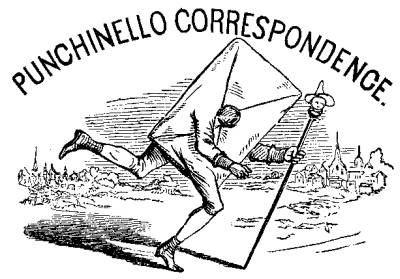 PUNCHINELLO CORRESPONDENCE