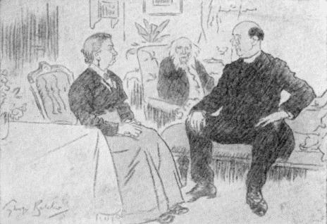 THE VICAR: "These Salonikans, Mrs. Stubbs, are, of course, the Thessalonians to whom St. Paul wrote his celebrated letters."