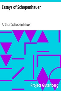 Essays of Schopenhauer图书封面