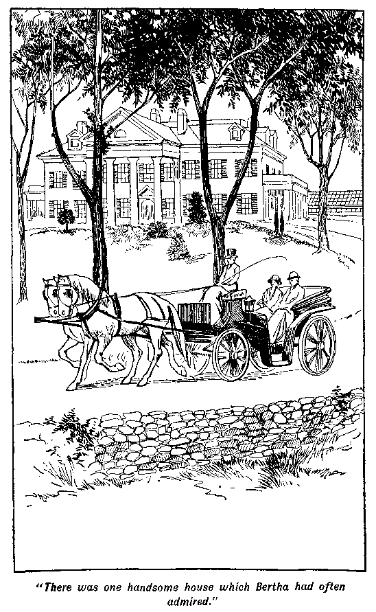 [Illustration: "<i>There was one handsome house which Bertha had often admired.</i>"]