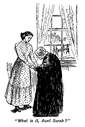 [Illustration: <i>"What is it, Aunt Sarah?"</i>]