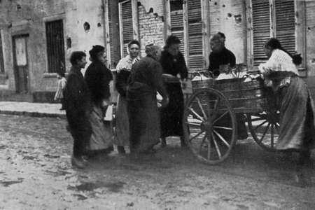 DELIVERING THE MILK IN RHEIMS