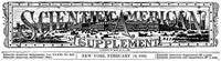 Scientific American Supplement, No. 841, February 13, 1892