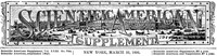 Scientific American Supplement, No. 794, March 21, 1891