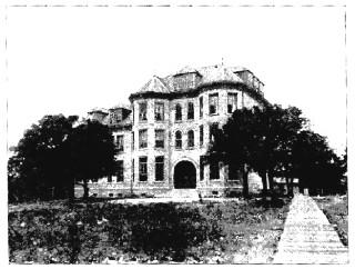 NEW HALL: DORMITORY FOR TEACHERS AND PUPILS.