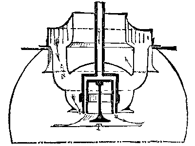 FIG. 5. REGENERATIVE BURNER WITH FLAME DEFLECTED