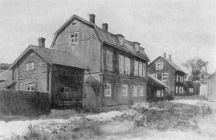 Runebergin ensimmäinen koti Porvoossa