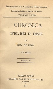 Chronica d'el rei D. Diniz (Vol. I)