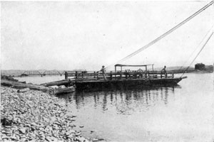 The Cable Ferry Towed Us Out.