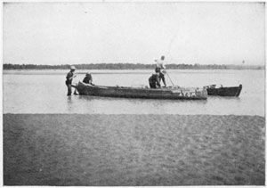 "Walking" Boats over Shallows.