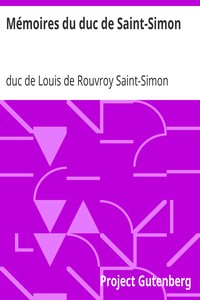 Mémoires du duc de Saint-Simon