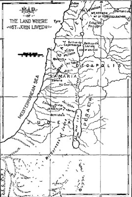 Map of the Land Where St. John Lived