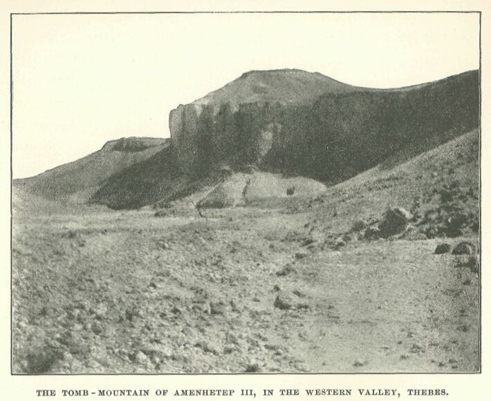 350.jpg the Tomb-mountain of Amenhetep Iii, in The Western Valley, Thebes. 