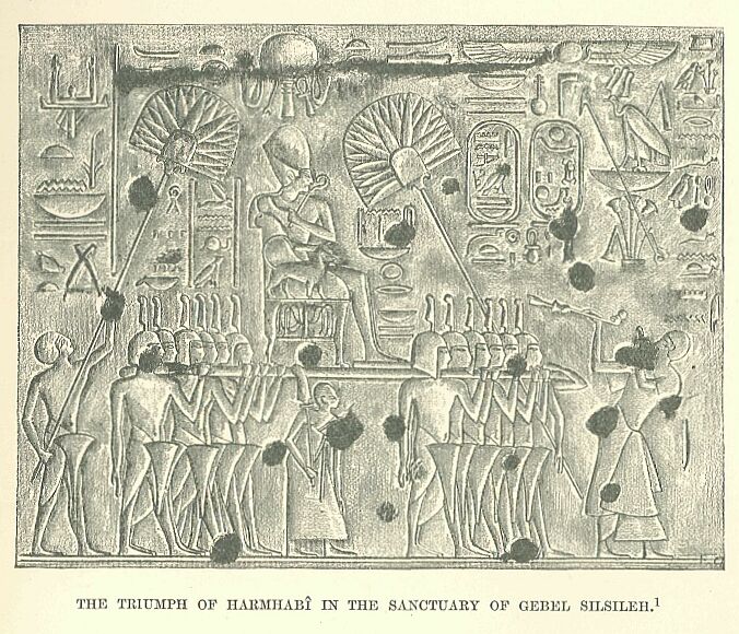 131.jpg the Triumph Op HarmhabÎ in The Sanctuary of Gebel Silsileh 