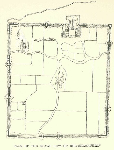398.jpg Plan of the Royal City Of Dur-sharrukÎn 