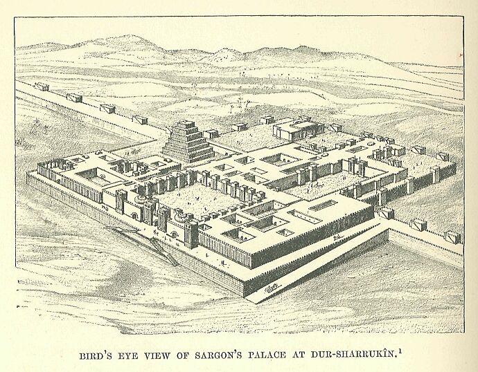 402.jpg Bird’s Eye View of Sargon’s Palace At Dur-sharrukîn 