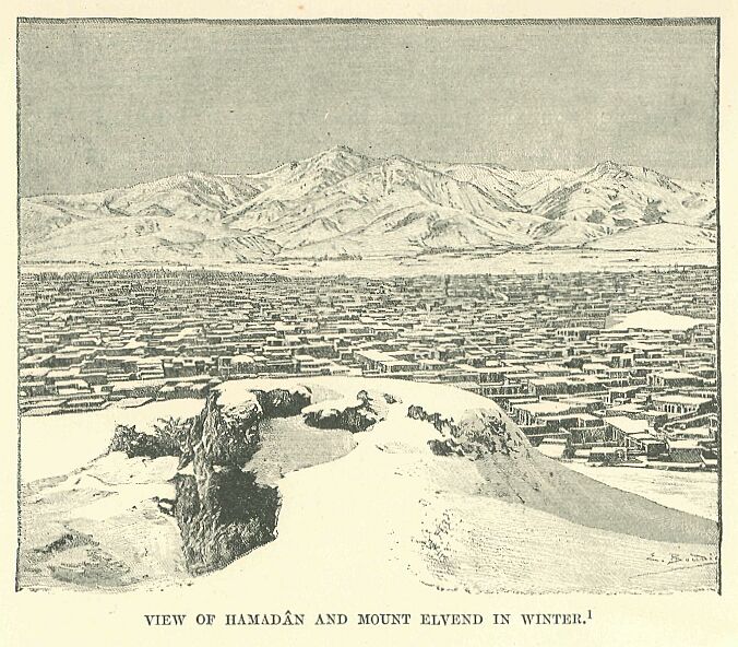 088.jpg View of HamadÂn and Mount Elvend in Winter 