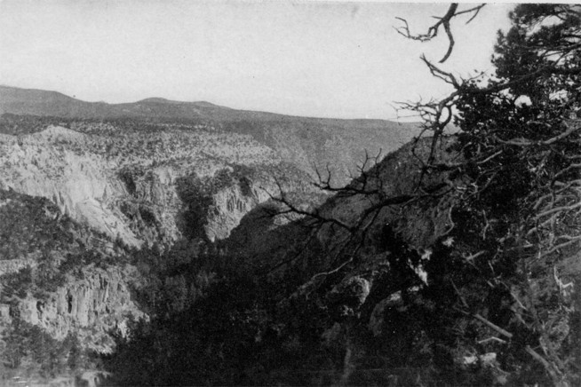 The east end of the Cañon of the Tyuonyi