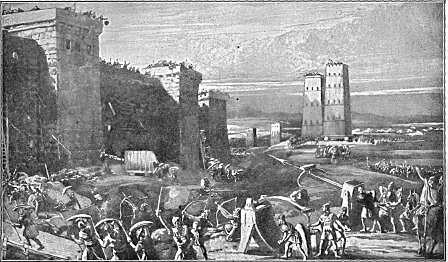 THE SIEGE OF JERUSALEM BY THE ROMANS UNDER TITUS, a.d. 70  "When ye shall see Jerusalem compassed with armies, then know that the desolation thereof is nigh." Luke 21:20.