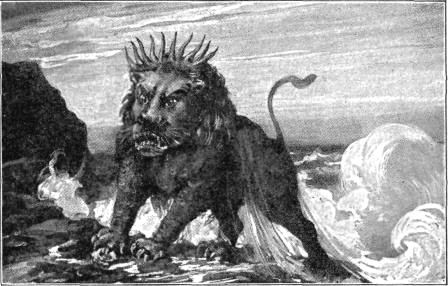 THE FOURTH BEAST  "After this I saw in the night visions, and behold a fourth beast, dreadful and terrible, and strong exceedingly." Dan. 7:7.