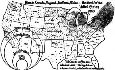 Born in Canada, England, Scotland, Wales