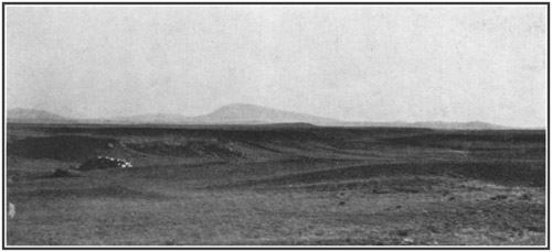 Fig. 42.: Bone-Cabin Draw on Little Medicine River north of Medicine Bow, Wyoming.