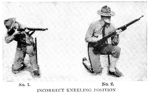 INCORRECT KNEELING POSITION