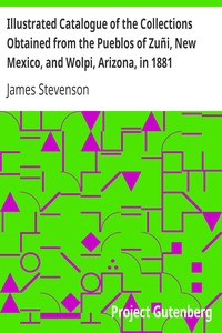 Illustrated Catalogue of the Collections Obtained from the Pueblos of Zuñi, New Mexico, and Wolpi, Arizona, in 1881