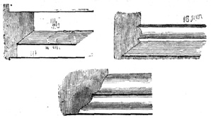 Norman Mouldings, from Binham Church, Norfolk, and Peterborough.