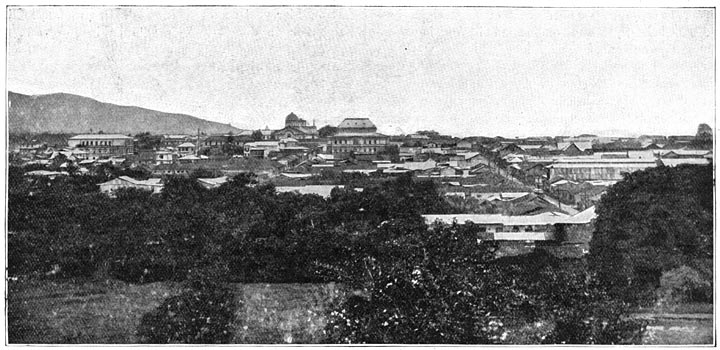 San José, de hoofdstad van Costa-Rica, is allerliefst in het groen gelegen.