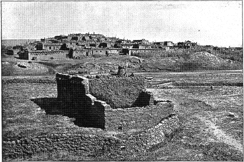 Zuñi garden walls