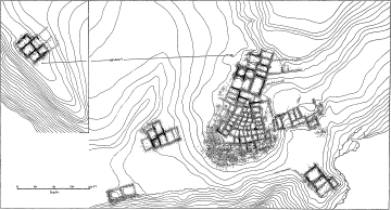 ground plan of ruins