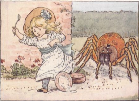 Little Miss Muffet.