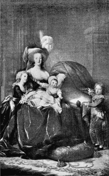 MARIE ANTOINETTE AND HER CHILDREN.