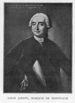 LOUIS JOSEPH, MARQUIS DE MONTCALM