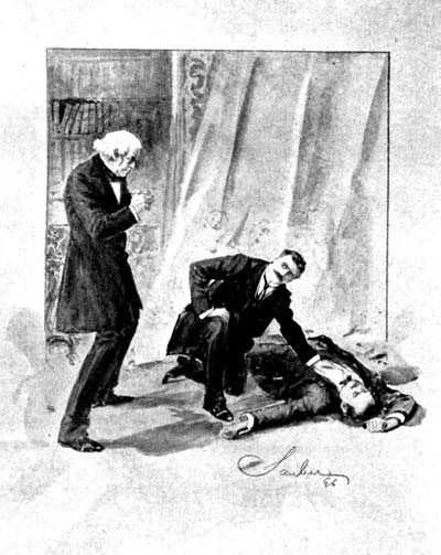 "IT IS DEATH," I ANSWERED, WITH MY HAND INSIDE THE BARON'S SHIRT. "WHO STOLE THAT MONEY?" THE VICOMTE LOOKED AT ME. "CHARLES MISTE," HE SAID.