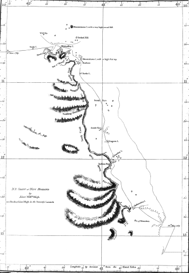 NE Coast of New Holland