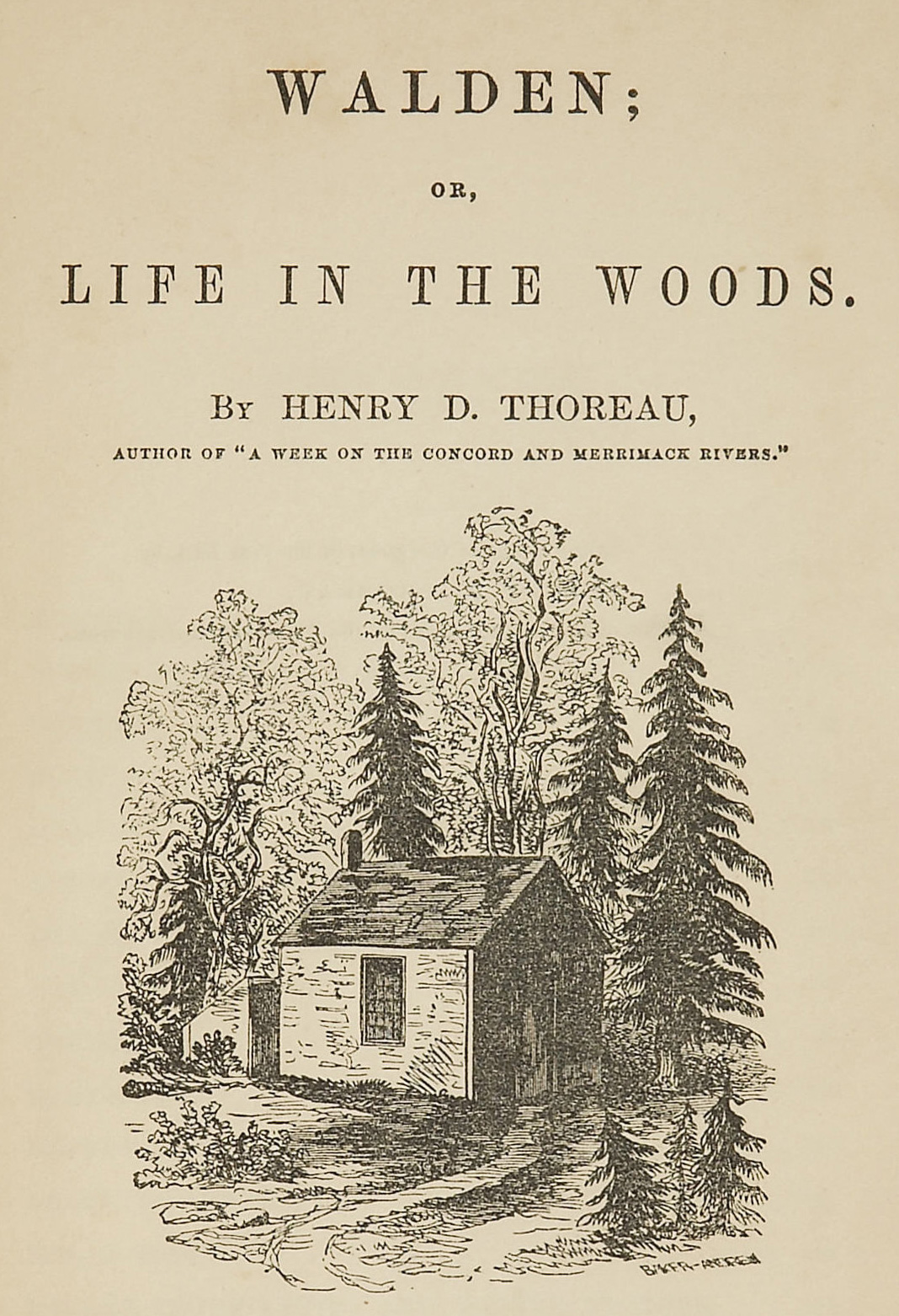 The Project Gutenberg eBook of Walden, by Henry David Thoreau Adult Picture