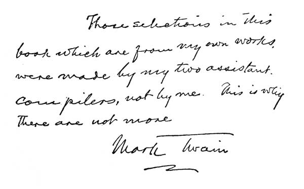 Introduction by Mark Twain