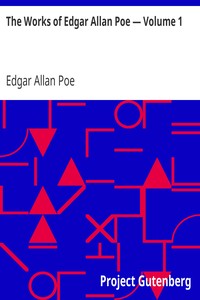 The Works of Edgar Allan Poe — Volume 1书籍封面