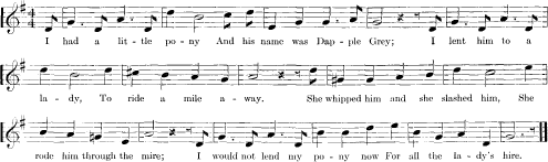 musical notation with lyrics below