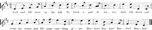 musical notation with lyrics below