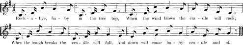 musical notation with lyrics below