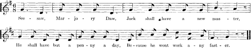 musical notation with lyrics below