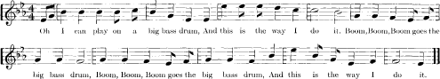 musical notation with lyrics below