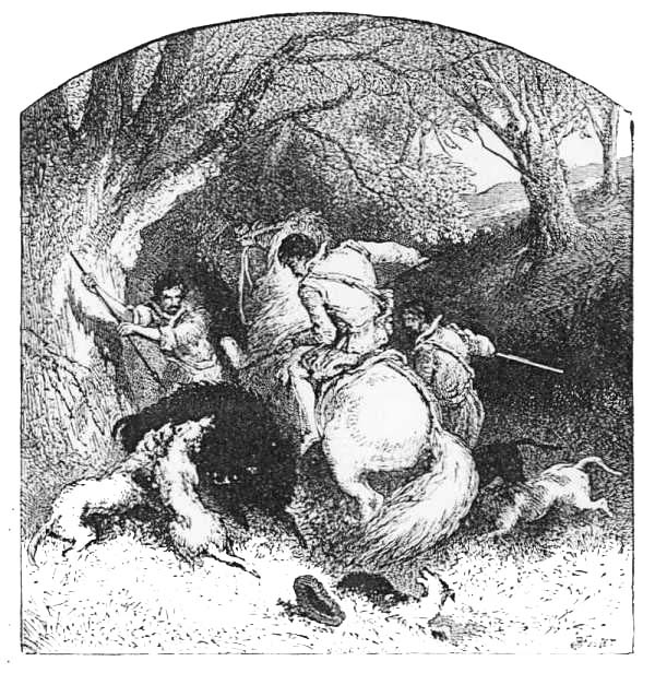 THE WILD BOAR HUNT: KILLING THE BOAR.