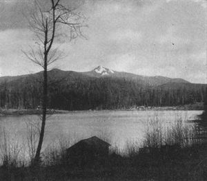 Storm King Peak and Mineral Lake.