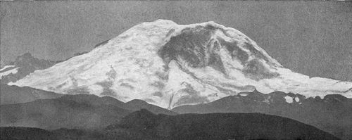 The Mountain, as seen from a high ridge in the Cascades.